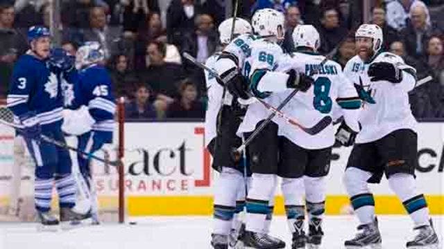 Couture helps lift Sharks past Maple Leafs 4-1