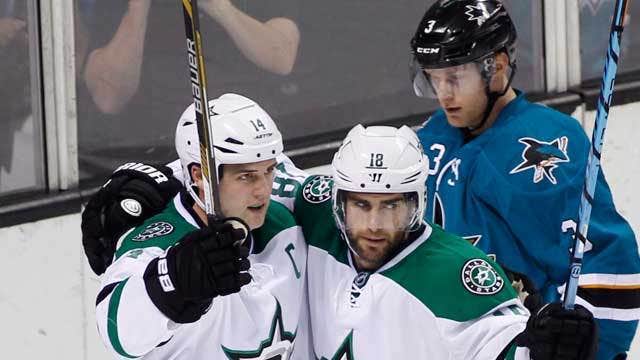 Sharks eliminated from playoffs with loss to Stars