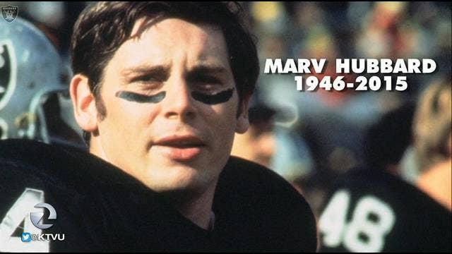 Former Raider Marv Hubbard dies