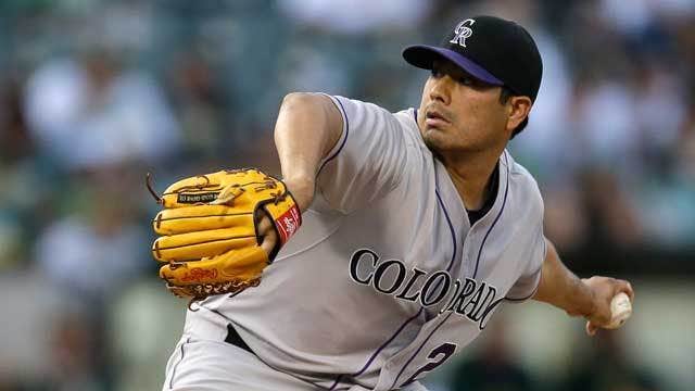 De La Rosa pitches Rockies to 2-1 win over Athletics