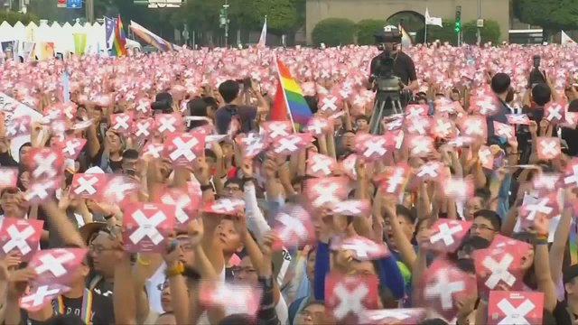 Taiwan approves same-sex marriage in first for Asia