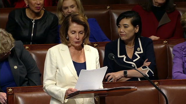 Pelosi stages 8-hour speech to push for vote for 'dreamers'