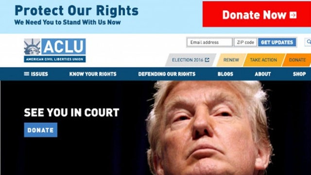 ACLU gets $24 million in donations over weekend after Trump travel ban