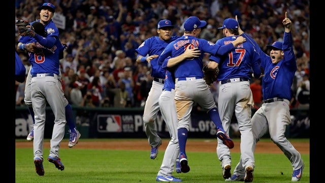 Cubs win 1st Series title since 1908, beat Indians in Game 7