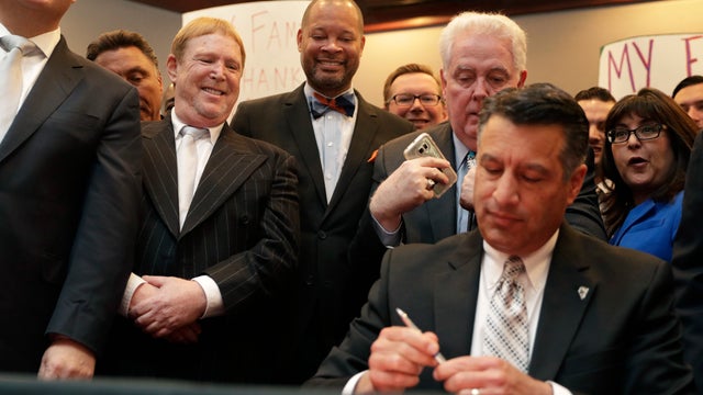 Nevada Gov. signs off on Raiders stadium funding plan