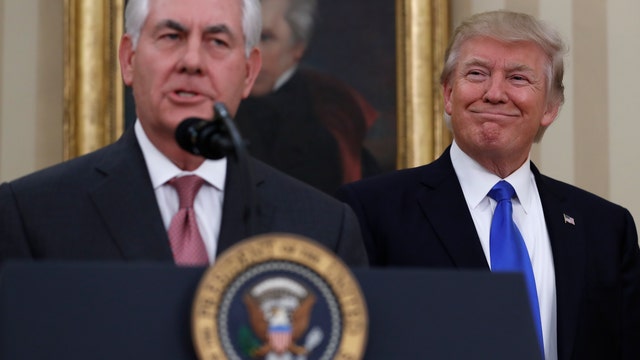 Tillerson denies he weighed resigning or called boss 'moron'
