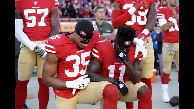 Report: 49ers' Reid calls NFL social justice campaign a 'charade'