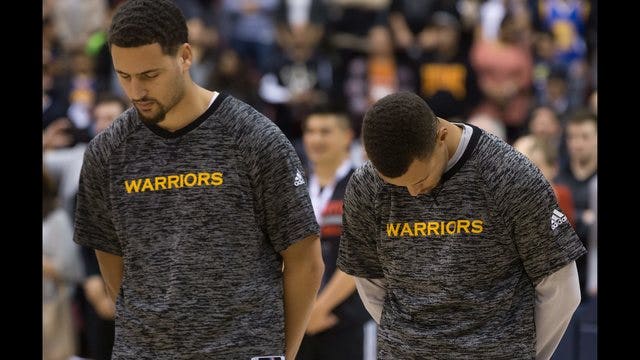 NBA sends memo reminding teams of rule that players must stand for national anthem