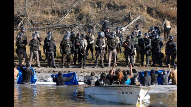 North Dakota Gov. signs emergency order to evacuate pipeline protesters from camp