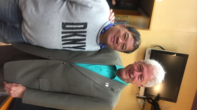 Bill Clinton in San Francisco campaigning for wife