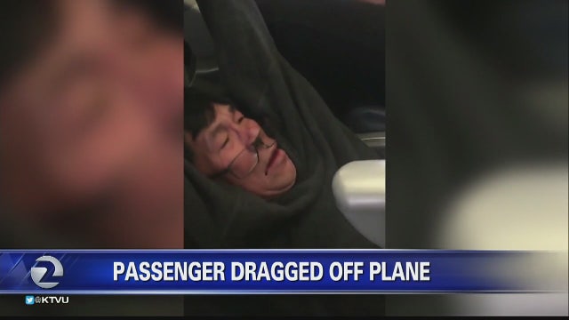 United Airlines under fire after passenger dragged off plane