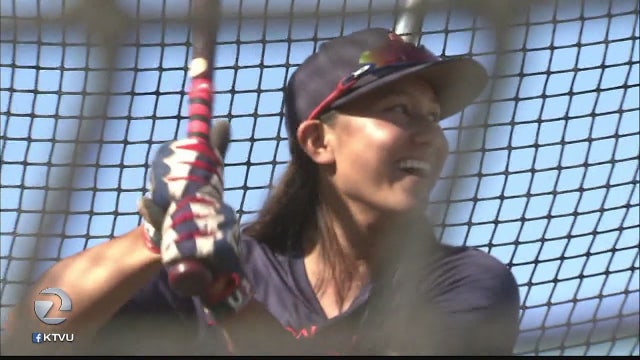 Bay Area's female baseball players swinging for the fences