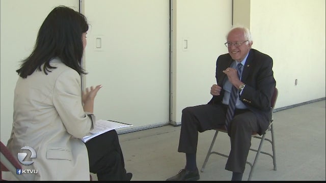 Bernie Sanders' KTVU interview: ‘We have a good chance to win California'