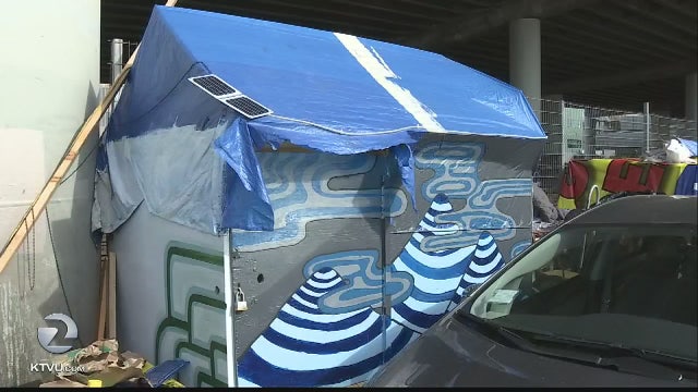 ‘Box City' for homeless springs up in San Francisco; voters face issue on ballot