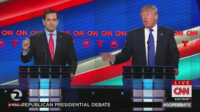 Anxious to slow Trump, both Rubio and Cruz go after him
