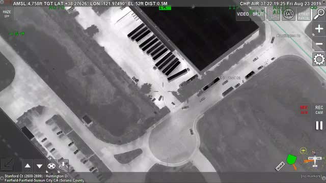 CHP Air Operations assists in sideshow enforcement