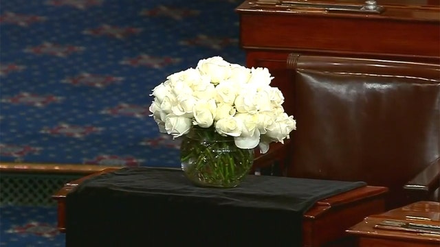 Senators recall McCain as 'a treasure' and 'happy warrior'
