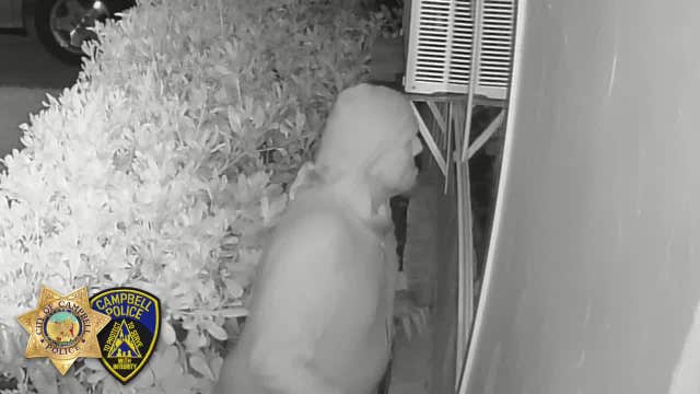 Man caught on video peering into child's bedroom window in Campbell