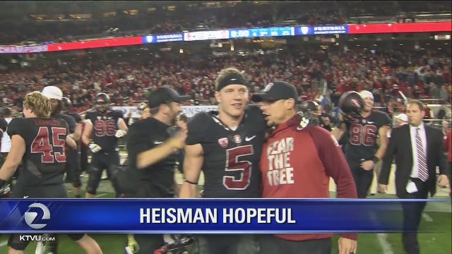 Stanford Heisman finalist has many fans, on and off the field