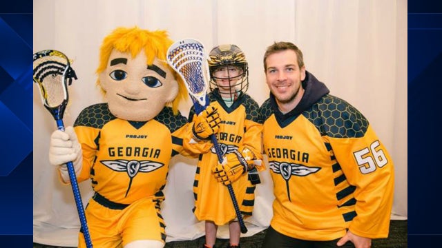 8-year-old with leukemia fulfills professional lacrosse dream