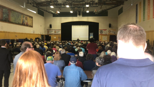 Congressman DeSaulnier calls Trump's wall deal a 'nonstarter' at Lafayette town hall