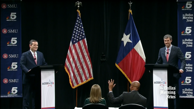 Spirited first debate between Ted Cruz, Beto O'Rourke in U.S. Senate race
