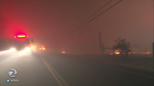 Dispatch calls link PG&E power lines to North Bay wild fires, cause still under investigation