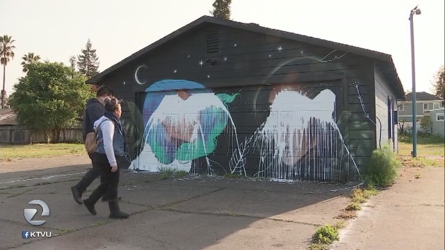North Bay community rallying to repair defaced mural, making it better than before