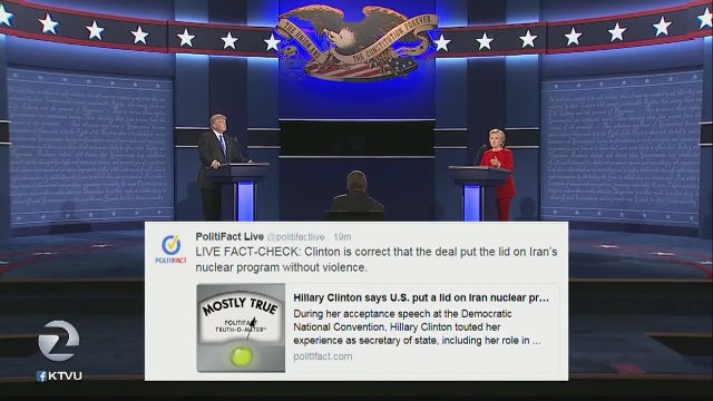 Fact-checking the presidential debate