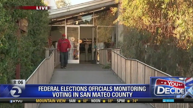 Federal election monitors to visit San Mateo County on Election Day