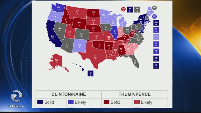 Focus on battleground states as presidential race tightens