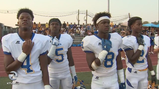 Four brothers play football for Benicia High, and they're all a twin