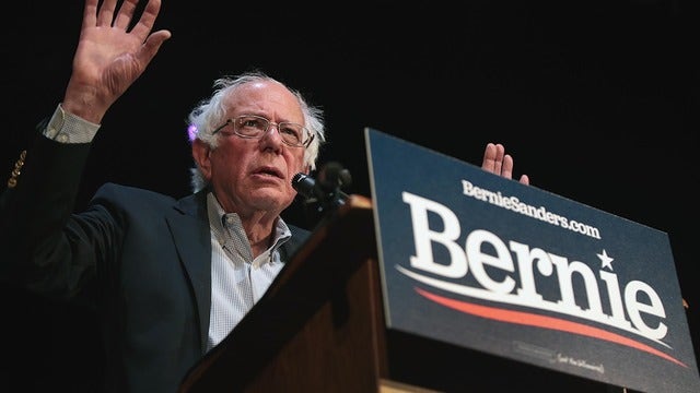 Senator Bernie Sanders finds himself in a new role: front-runner