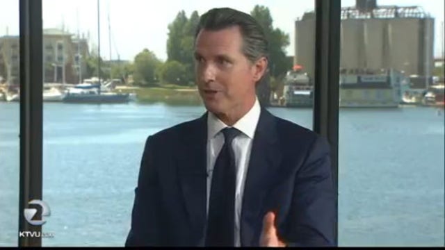 Lt. Gov. Gavin Newsom talks gun control, marijuana, Trump and homelessness
