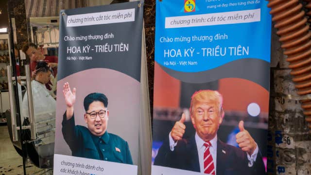 Kim or Trump? Hanoi barber offers leaders' hairdos for free