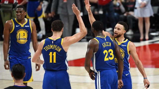 Warriors beat Blazers 119-117 in OT for NBA Finals berth