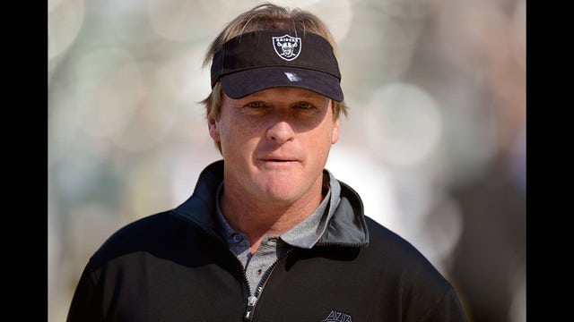 AP Source: Raiders to announce Gruden hiring next Tuesday