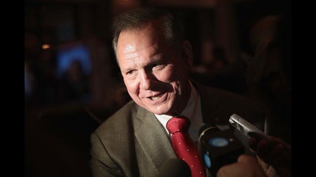 GOP leaders bolt from Senate candidate Moore after sex claim