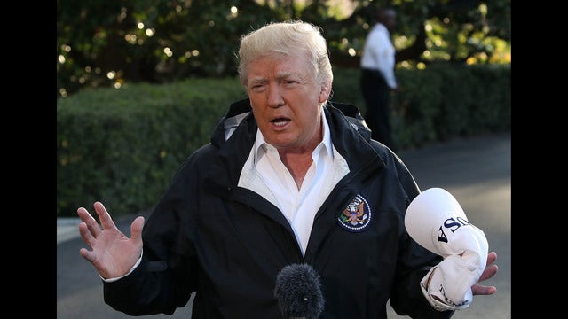 Trump calls Las Vegas shooter 'sick' and 'demented man'