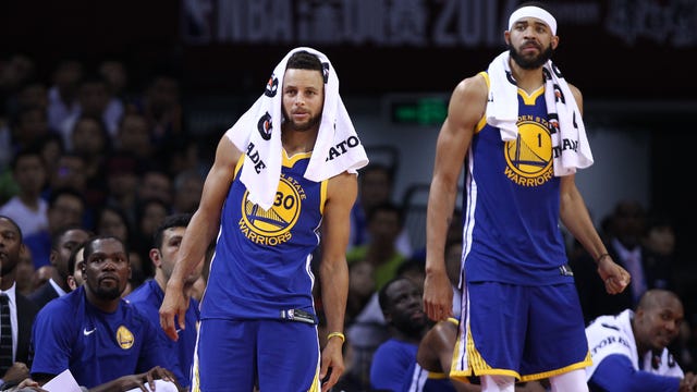 Warriors' JaVale McGee hosts 4th annual charity softball game with teammates, celebrities