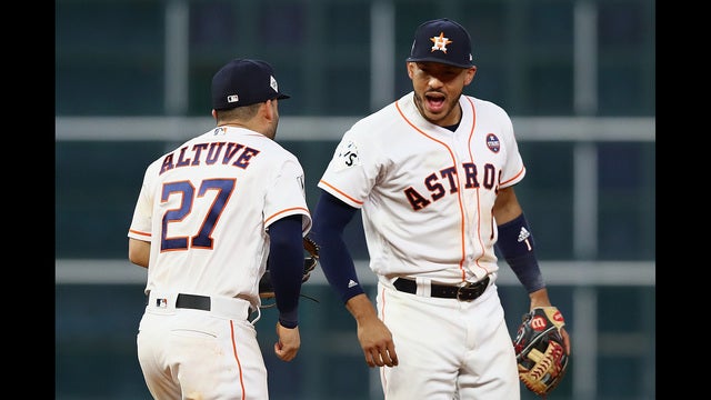 Astros start fast, top Dodgers 5-3 for 2-1 World Series lead