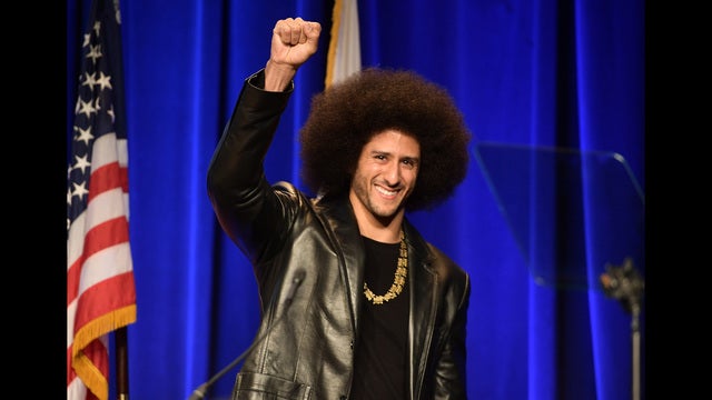 Colin Kaepernick receives civil rights award from National Education Association