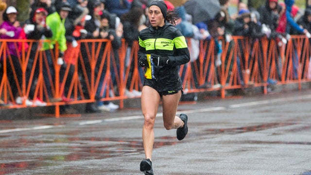 Desiree Linden, of Michigan, first American woman to win Boston Marathon in 33 years