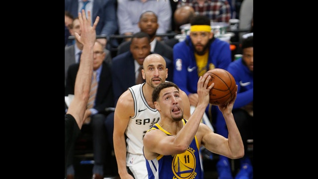 Warriors take 3-0 lead as Spurs play without Popovich