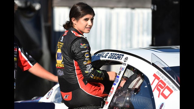Hailie Deegan, 17, becomes 1st female winner in NASCAR K&N