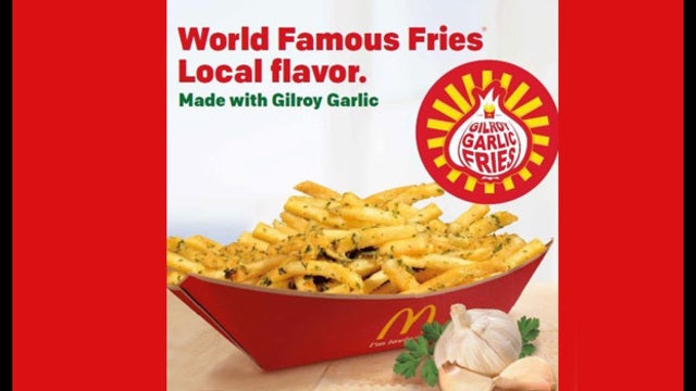 McDonald's tests Gilroy Garlic Fries