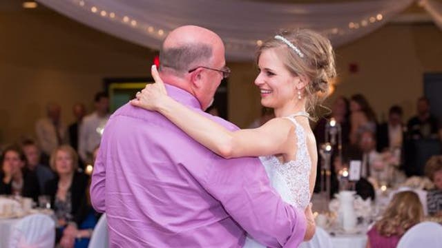 Bride shares dance with man who saved her life