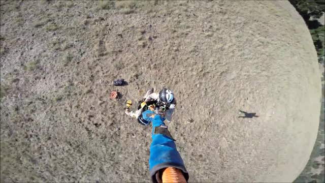 Helicopter rescues stranded hikers in Contra Costa County
