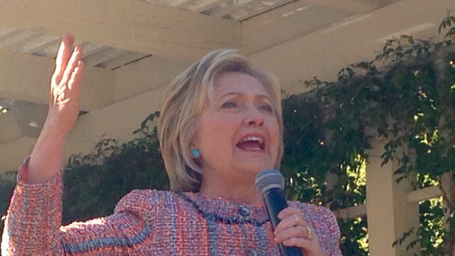 Hillary Clinton holds 'family friendly' fundraiser in Atherton