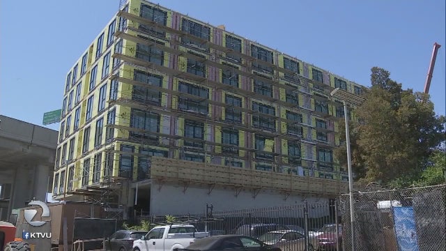 Housing development erected in West Oakland in 10 days